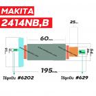 ทุ่นเครื่องตัดไฟเบอร์ MAKITA ( มากิต้า ) รุ่น 2414NB , 2414B  * ทุ่นแบบเต็มแรง ทนทาน ทองแดงแท้ 100%  * #DCA #410009