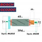 ทุ่นเครื่องตัดเหล็ก BOSCH รุ่น GCO200 , GCO220  * ทุ่นแบบเต็มแรง ทนทาน ทองแดงแท้ 100%  * #4100250