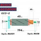 ทุ่นเครื่องตัด BOSCH รุ่น GCO2000 , GCO2  * ทุ่นแบบเต็มแรง ทนทาน ทองแดงแท้ 100%  * #410145