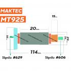 ทุ่นเครื่องขัดกระดาษ MAKTEC ( แท้ )  รุ่น MT925  >>  ** อะไหล่แท้ ( Original Part ) **  <<  #4100240A